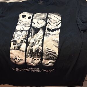 The Nightmare Before Christmas Black T-Shirt
